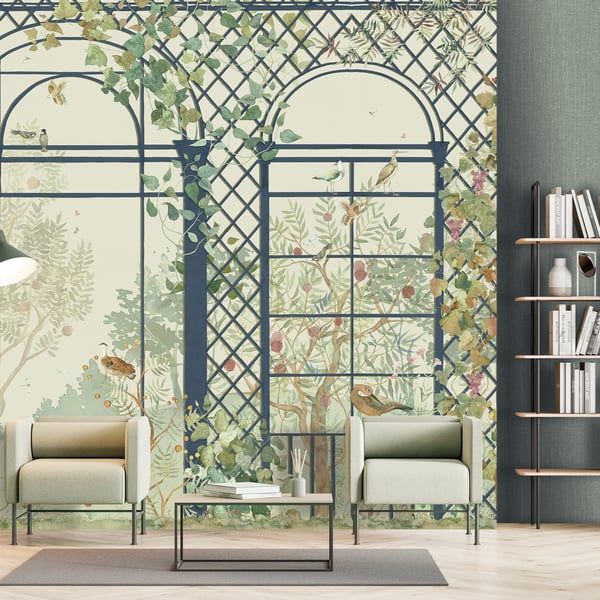 Galerie Wallpaper Product code: DW2031_2 - Designer Walls Wallpaper Collection - Whisper Green Colours -  