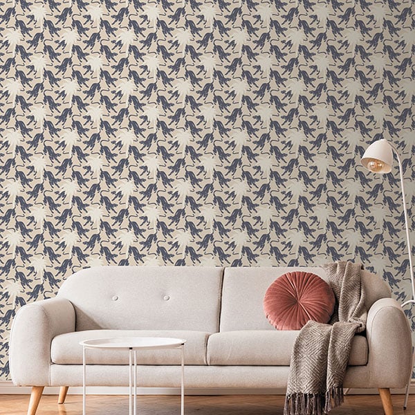 Galerie Wallpaper Product code: ED13108R - Ted Baker Eden Wallpaper Collection - Pink Blue White Colours -  