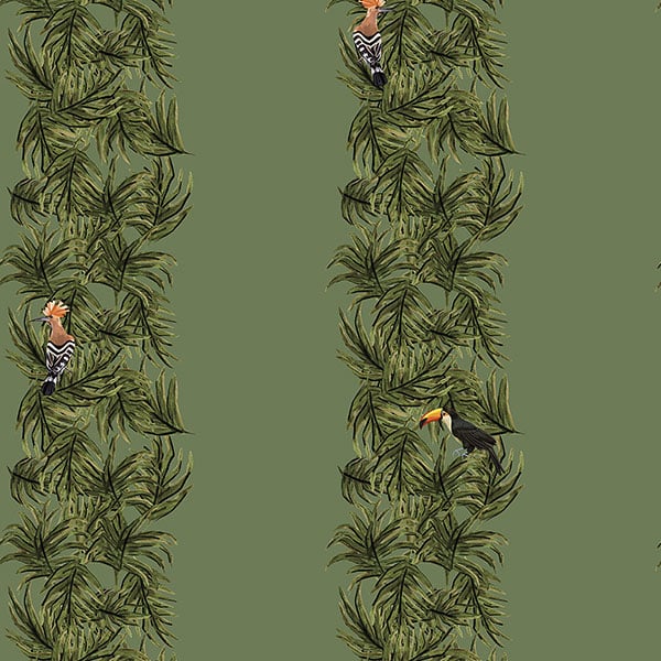 Galerie Wallpaper Product code: ED13135 - Ted Baker Eden Wallpaper Collection - Green Orange Black Colours -  