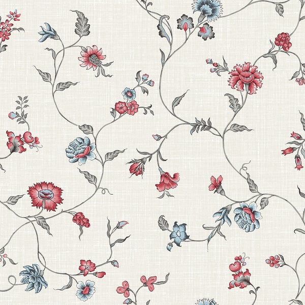 Galerie Wallpaper Product code: FC61001 - French Country Wallpaper Collection - Umbria Red Colours -  