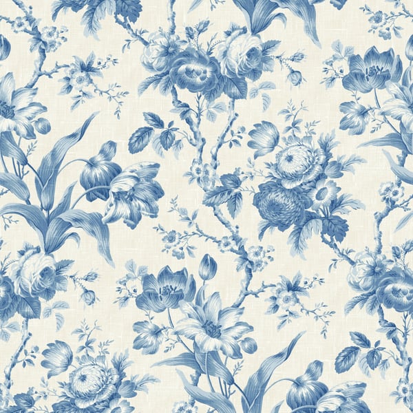 Galerie Wallpaper Product code: FC61202 - French Country Wallpaper Collection - Blue Dragon Colours -  