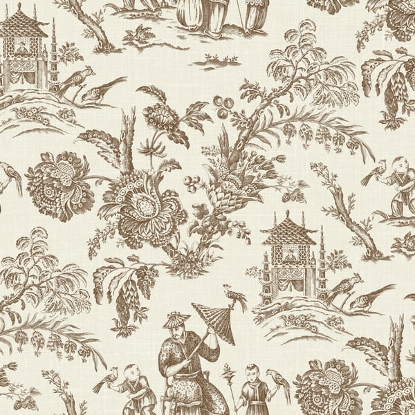 Galerie Wallpaper Product code: FC61806 - French Country Wallpaper Collection - Espresso Colours -  