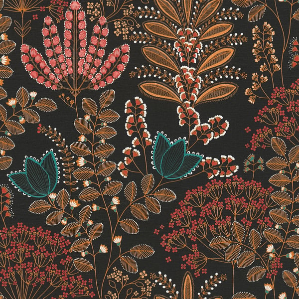 Galerie Wallpaper Product code: FL61129 - Flourish Wallpaper Collection - Blue/Orange Colours -  