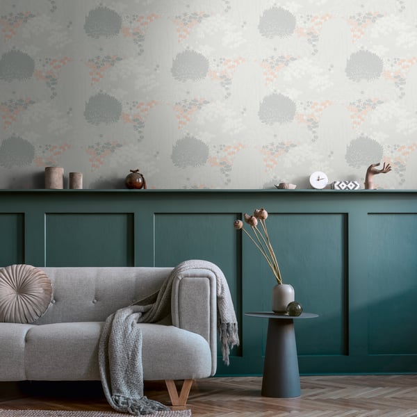 Galerie Wallpaper Product code: FL61130_2 - Flourish Wallpaper Collection - Grey/Pink Colours -  