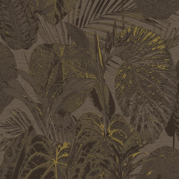 Galerie Wallpaper Product code: FL61157 - Flourish Wallpaper Collection - Brown/Metallic Colours -  