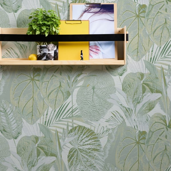 Galerie Wallpaper Product code: FL61159_2 - Flourish Wallpaper Collection - Grey/Green Colours -  