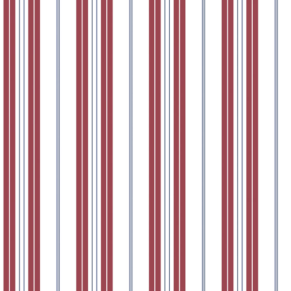 Galerie Wallpaper Product code: G23066 - Deauville Wallpaper Collection - Red Navy Blue White Colours -  