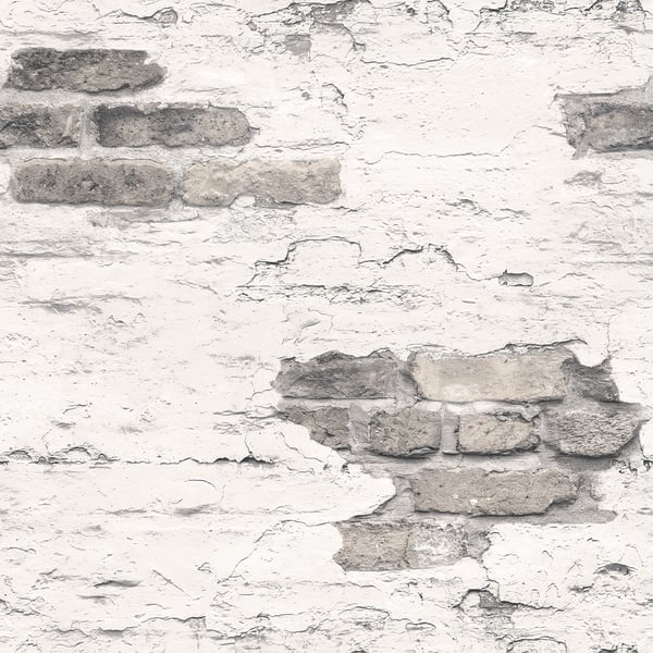Galerie Wallpaper Product code: G45353 - Grunge Wallpaper Collection - White Grey Colours -  