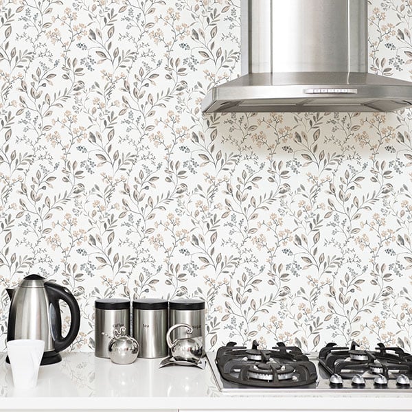 Galerie Wallpaper Product code: G45454R - Just Kitchens Wallpaper Collection - Grey Beige Colours -  