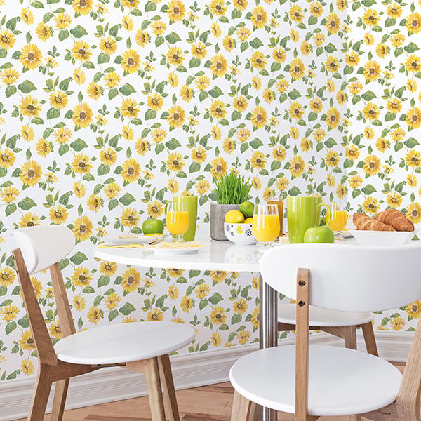 Galerie Wallpaper Product code: G45458R - Just Kitchens Wallpaper Collection - Yellow Green White Colours -  