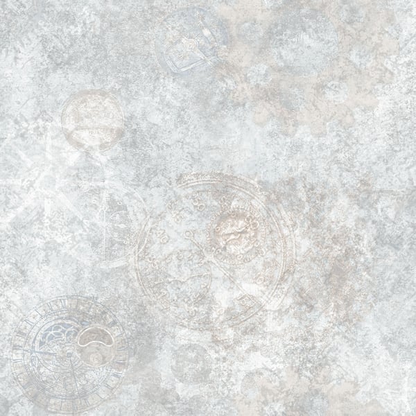 Galerie Wallpaper Product code: G56221 - Steampunk Wallpaper Collection - Silver Grey Colours -  