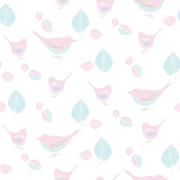 Galerie Wallpaper Product code: G56539 - Just 4 Kids 2 Wallpaper Collection - Pink White Blue Colours -  