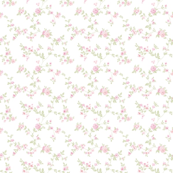 Galerie Wallpaper Product code: G56649 - Small Prints Wallpaper Collection - Pink Green Cream Colours -  