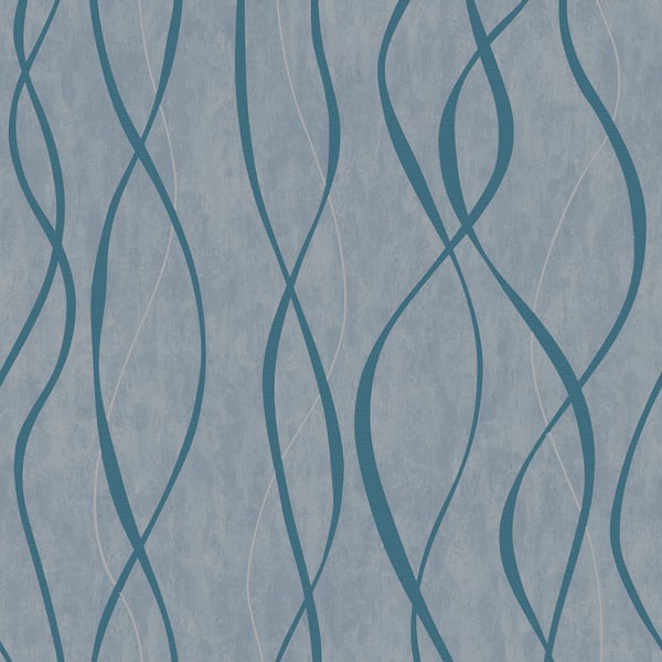 Galerie Wallpaper Product code: G67735 - Special Fx Wallpaper Collection - Blue Silver Colours -  