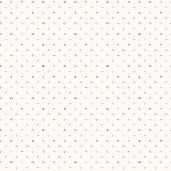 Galerie Wallpaper Product code: G67901 - Miniatures 2 Wallpaper Collection - Purple Lilac White Colours -  