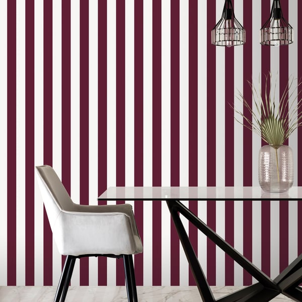 Galerie Wallpaper Product code: G68050_2 - Smart Stripes 3 Wallpaper Collection - Cranberry Colours -  