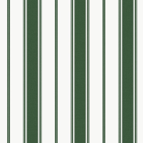 Galerie Wallpaper Product code: G68063 - Smart Stripes 3 Wallpaper Collection - Hunter Green Colours -  