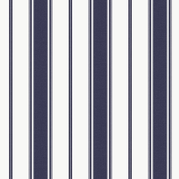 Galerie Wallpaper Product code: G68065 - Smart Stripes 3 Wallpaper Collection - Navy Colours -  