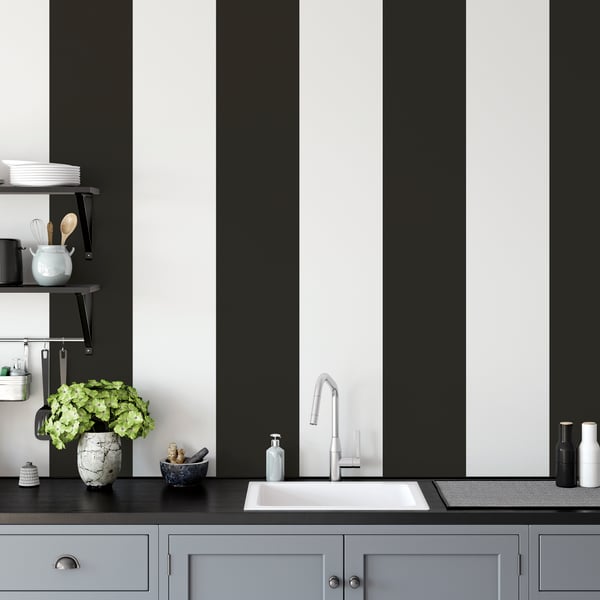 Galerie Wallpaper Product code: G68076_2 - Smart Stripes 3 Wallpaper Collection - Black Colours -  