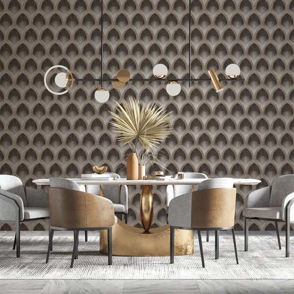 Galerie Wallpaper Product code: G68087_2 - Special FX 2 Wallpaper Collection - Black, Taupe Colours -  