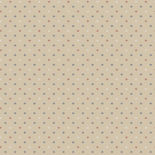 Galerie Wallpaper Product code: G68734 - Miniatures 3 Wallpaper Collection - Tan,Navy,Red Colours -  