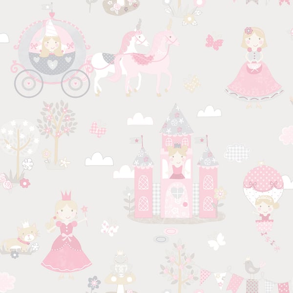 Galerie Wallpaper Product code: G78370 - Tiny Tots 2 Wallpaper Collection - Grey Pinks Colours -  