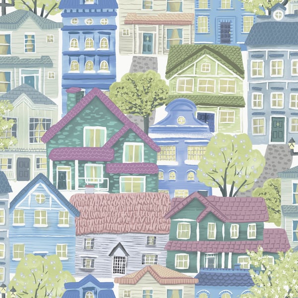 Galerie Wallpaper Product code: G78601 - Kids & Teens Wallpaper Collection - Blues Greens Purple Colours -  