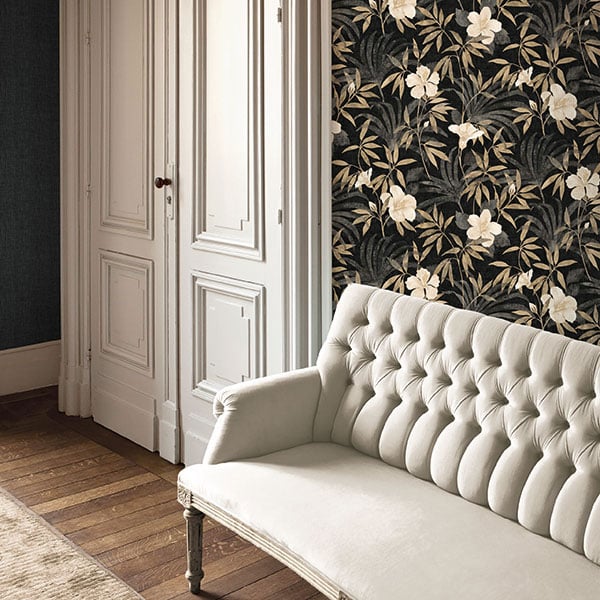 Galerie Wallpaper Product code: HV41052R - Havana Wallpaper Collection - Brown Grey Black Colours -  