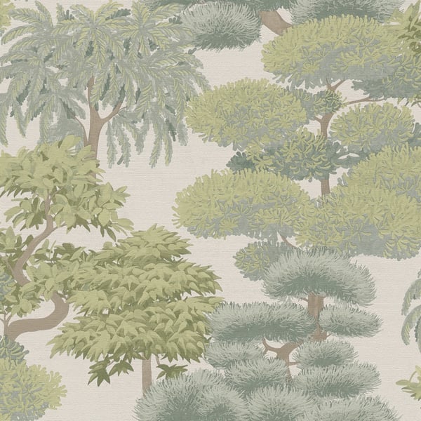 Galerie Wallpaper Product code: HV41079 - Havana 2 Wallpaper Collection - Beige, Cream, Green Colours -  