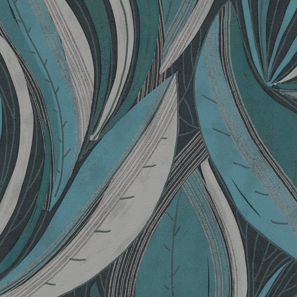 Galerie Wallpaper Product code: HZ62064 - Horizon Wallpaper Collection - Blue Grey Metallic Colours -  