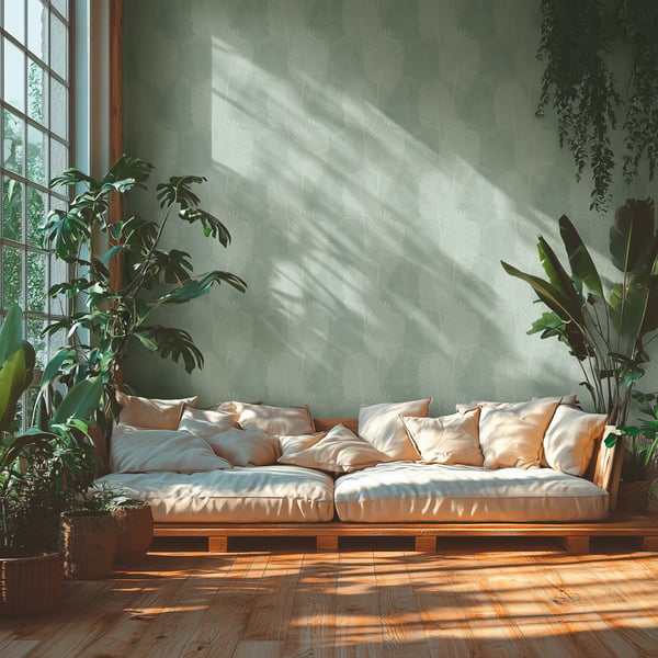 Galerie Wallpaper Product code: HZ62077_3 - Horizon Wallpaper Collection - Green Metallic Colours -  