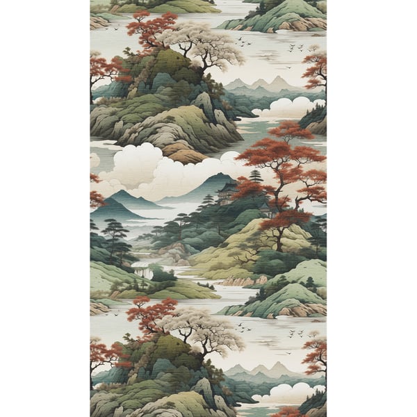 Galerie Wallpaper Product code: HZ62083M - Horizon Wallpaper Collection - Beige Brown Green Colours -  