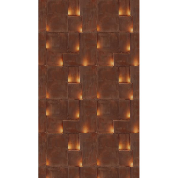 Galerie Wallpaper Product code: HZ62088M - Horizon Wallpaper Collection - Brown Yellow Orange Colours -  