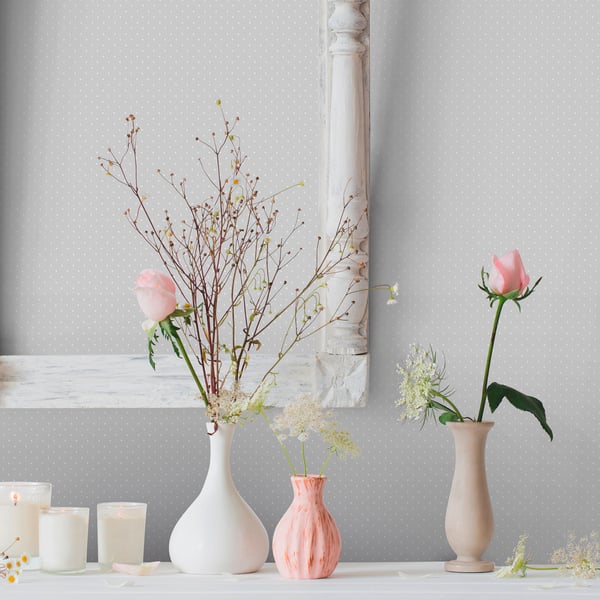 Galerie Wallpaper Product code: MC61048_2 - Maison Charme Wallpaper Collection - Grey, White Colours -  