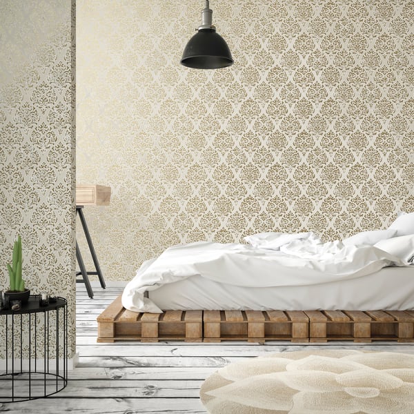 Galerie Wallpaper Product code: MT2020_2 - Lustre Wallpaper Collection - Gold Colours -  