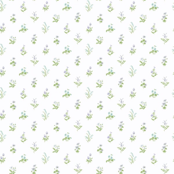 Galerie Wallpaper Product code: PF38169 - Pretty Prints Wallpaper Collection - Purple, Turquoise, Green Colours -  
