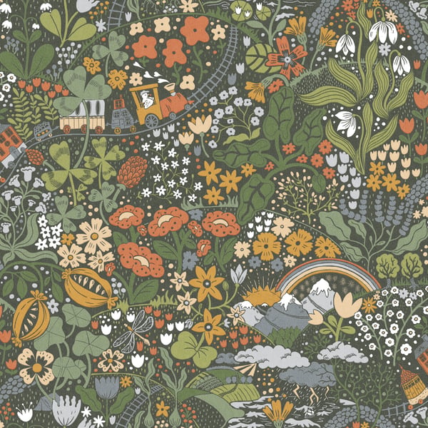 Galerie Wallpaper Product code: RD29037 - Resan Wallpaper Collection - Landscape dark Colours -  