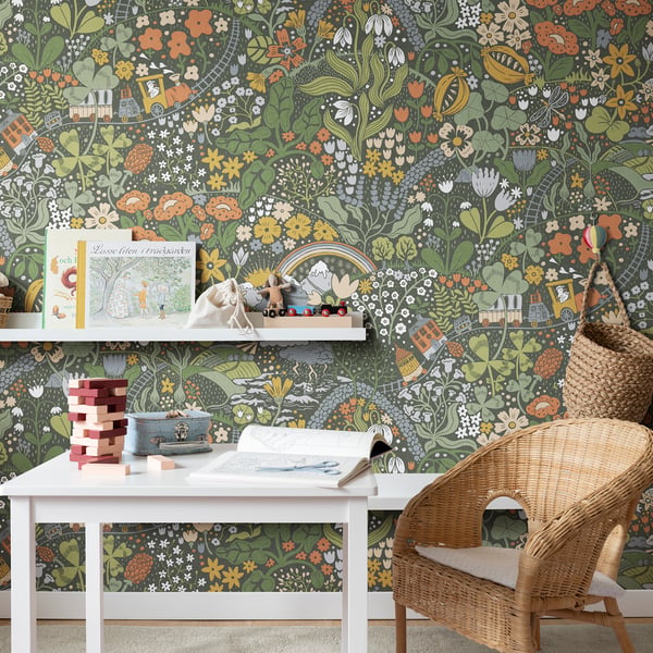 Galerie Wallpaper Product code: RD29037_2 - Resan Wallpaper Collection - Landscape dark Colours -  