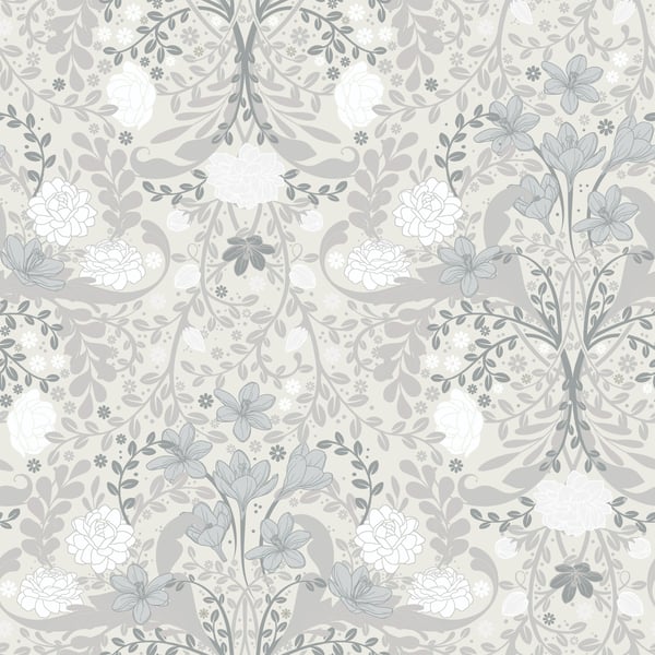 Galerie Wallpaper Product code: S24107 - Sommarang 2 Wallpaper Collection - White, grey Colours -  