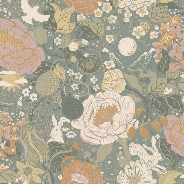 Galerie Wallpaper Product code: S63016 - Sommarang 2 Wallpaper Collection - Dark grey Colours -  
