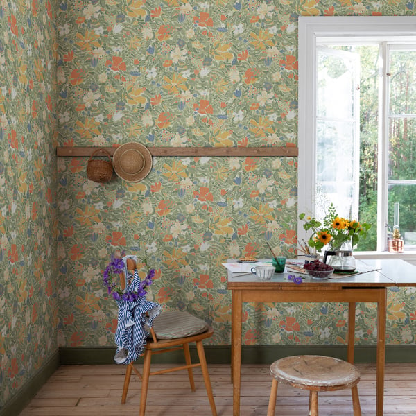 Galerie Wallpaper Product code: S63018R - Sommarang 2 Wallpaper Collection - Green Colours -  