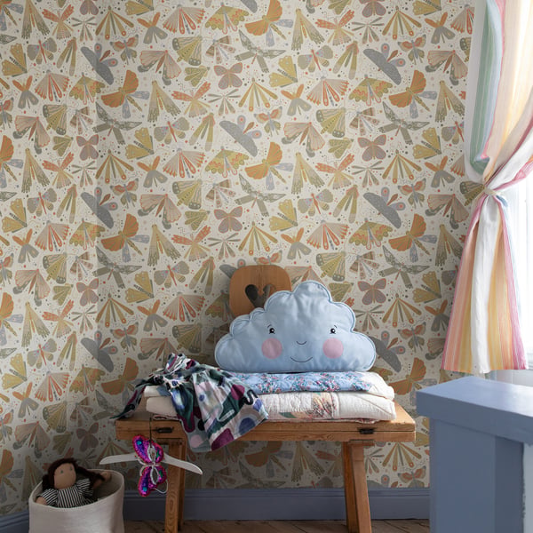 Galerie Wallpaper Product code: S63024R - Sommarang 2 Wallpaper Collection - Green, orange, blue Colours -  