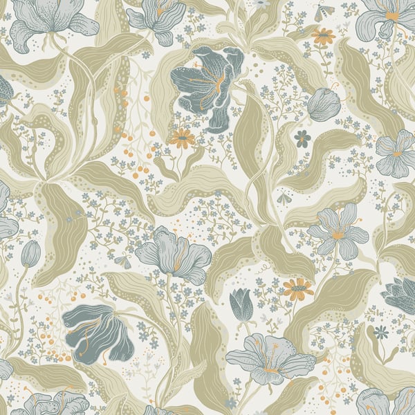 Galerie Wallpaper Product code: S65115 - Sommarang Wallpaper Collection - Blue Green Colours -  