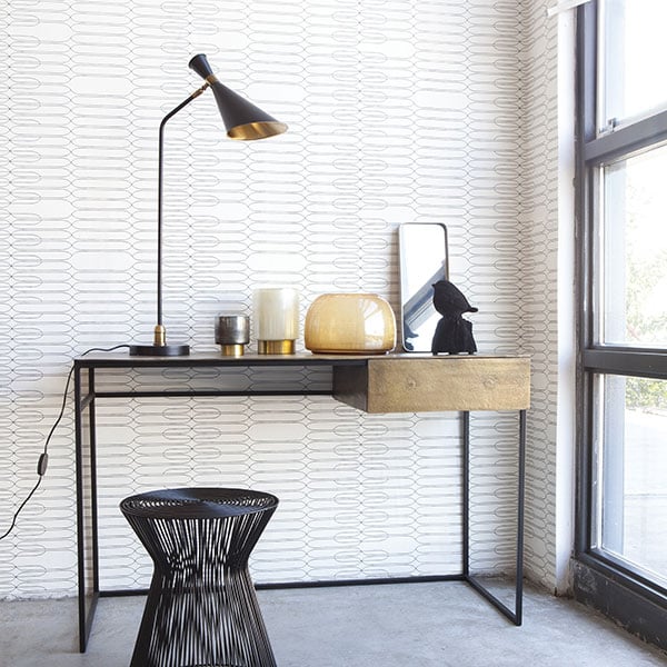 Galerie Wallpaper Product code: SK21118R - Skandinavia 2 Wallpaper Collection - Monochrome Black White Colours -  