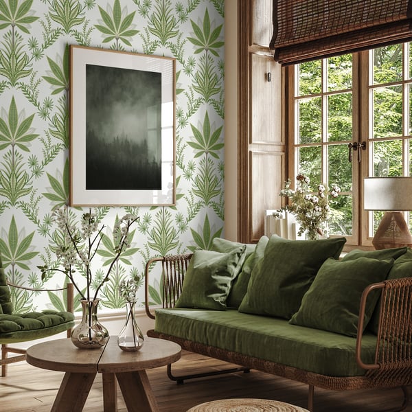 Galerie Wallpaper Product code: TJ40104_2 - Mulberry Tree Wallpaper Collection - Green Colours -  