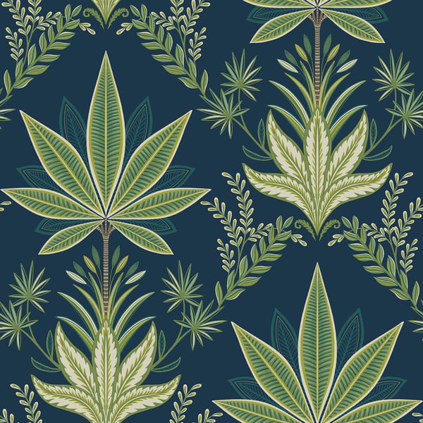 Galerie Wallpaper Product code: TJ40112 - Mulberry Tree Wallpaper Collection - Blue Colours -  