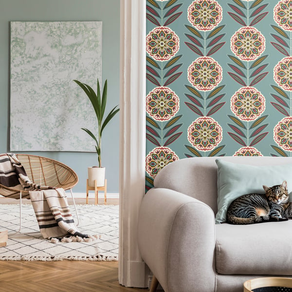 Galerie Wallpaper Product code: TJ40204_2 - Mulberry Tree Wallpaper Collection - Green Colours -  