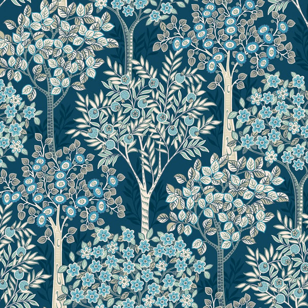 Galerie Wallpaper Product code: TJ40302 - Mulberry Tree Wallpaper Collection - Blue Colours -  