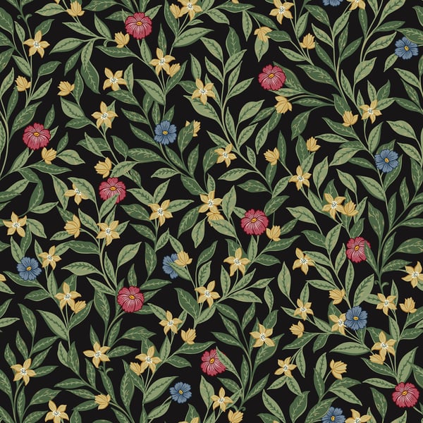 Galerie Wallpaper Product code: TJ40800 - Mulberry Tree Wallpaper Collection - Black Colours -  