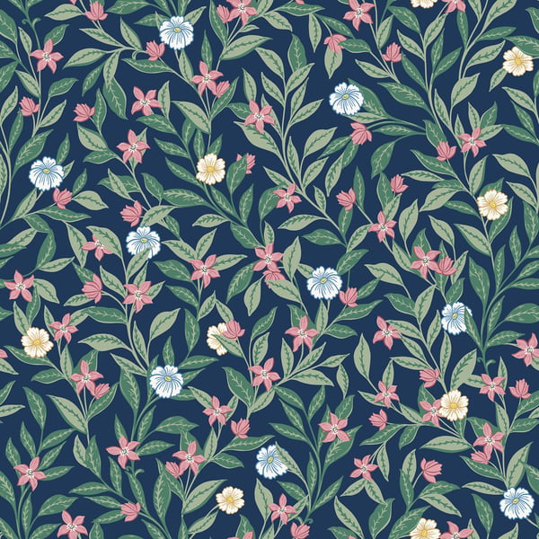 Galerie Wallpaper Product code: TJ40812 - Mulberry Tree Wallpaper Collection - Blue Colours -  